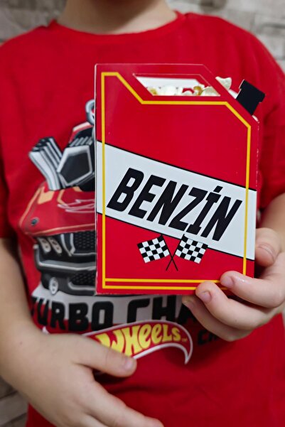 PEKSHOP Yarış Konsept Popcorn Kutusu 8 Li Özel Üretim Benzin Bidonu Şeklinde ...