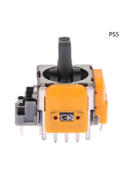 Konsol İstasyonu Playstation 5 Uyumlu Manyetik Mıknatıslı Turuncu Analog Motor 1 Adet (Hall Sensör)
