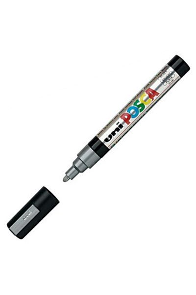 UNİ-BALL Uni Posca Water Based Poster Marker 1.8-2.5 Silver
