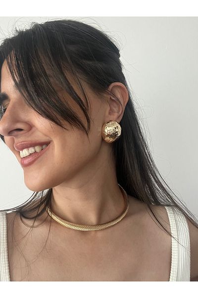 Hoop jewelery Vintage Model Glitter Ball Earrings