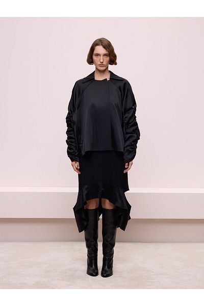 BAQA Gathered Sleeves Jacket