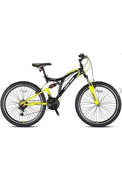 Geroni HUNTER - 26" MTB - 21 Vites - V.B. - Siyah- Neon Sarı/Beyaz