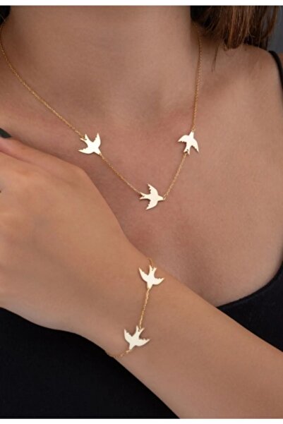 vogutima jewelery&silver by timuçin mavili Kırlangıç 2’li Set 925 Ayar Gümüş ...