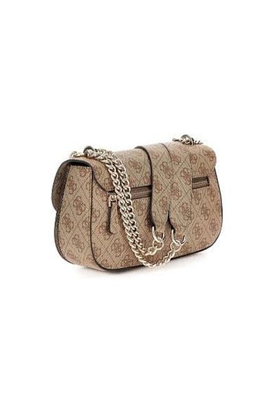 Guess Eco Erıca Cnvrtble Xbody Flap Dámská hnědá taška přes rameno Hwesg951021-ltl