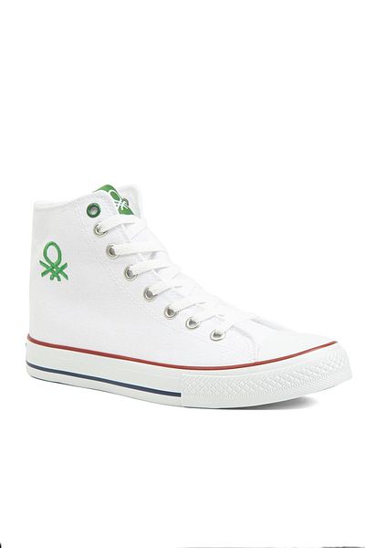 Benetton ® |   Bn-30629-3374 Λευκό - Ανδρικά Αθλητικά Παπούτσια