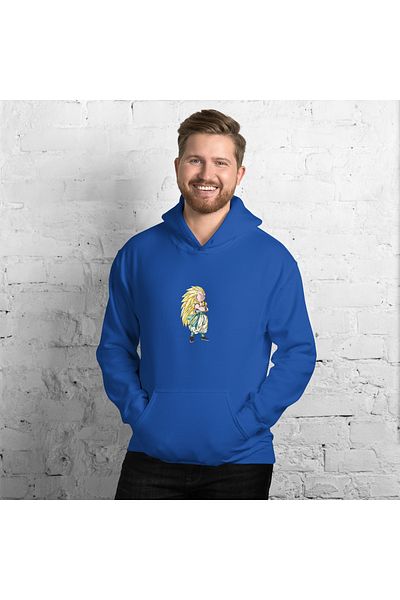 Moda Glo Hanorac unisex Goten Fase Dragon Ball z cu glugă
