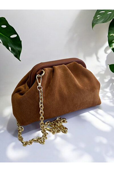 Laven Accessory Aries Süet Zincir Askılı Omuz Çantası