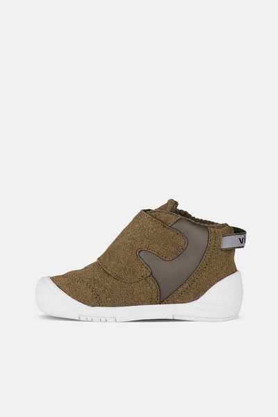 Vicco Ago Khaki Unisex Orthopedic First Step Baby Boots