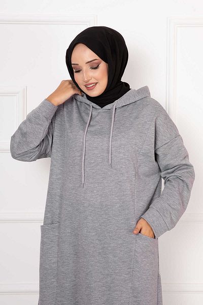 EBRUTESETTÜR Two Yarn Hooded Dress