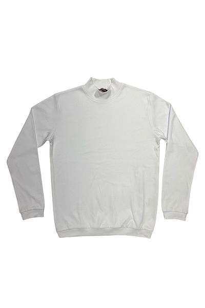 Masimar Men's 30/1 Combed Interlock Fabric Flexible Regular Fit Half Fisherman Sweatshirt