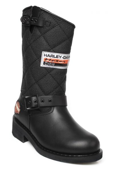 Harley Davidson Lastik Tabanlı Deri Bot