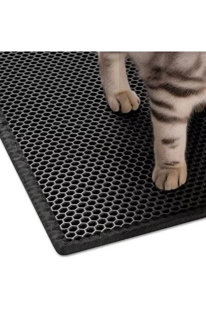 Genel Markalar Elekli Kedi Kumu Paspası Büyük Boy 115x72 Cm Çift Taraflı Su Geçirmez Malzeme