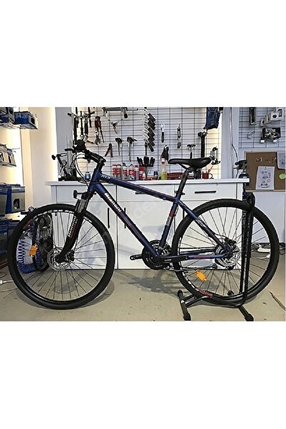 Bianchi Tourıng 513 Erkek Şehir Bisikleti 510h Hd 28 Jant 21 Vites Mat Derin Mavi Koyu Kırmızı Krom