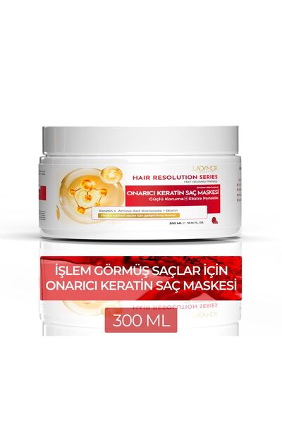 Ladymor Cosmetics Keratin & Biotin Amino Asit Kompleks Yıpranmış Saçlar Için ...