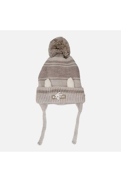 Aware Time Kitti 1-4 Years Boy Beanie with Fleece and Ears
