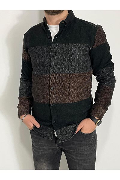 Sobe Hediyelik Мъжка зимна риза Lumberjack Slim Fit