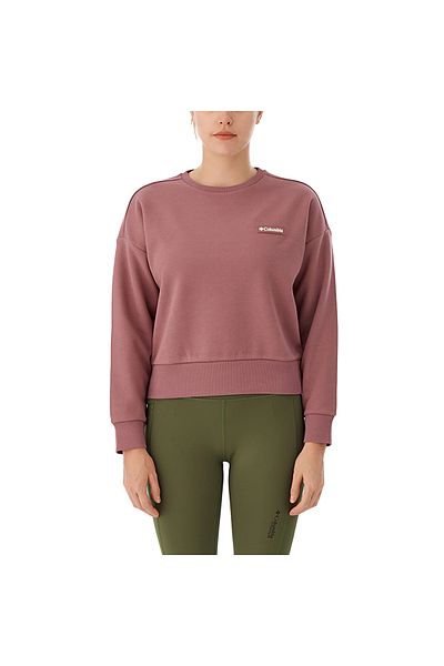 Columbia Marble Canyon Crop Kadın Pembe Outdoor Sweatshirt CS0404-609