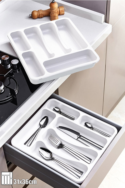 Doreline Practical Drawer Spoon Holder, Ladle, Knife Holder