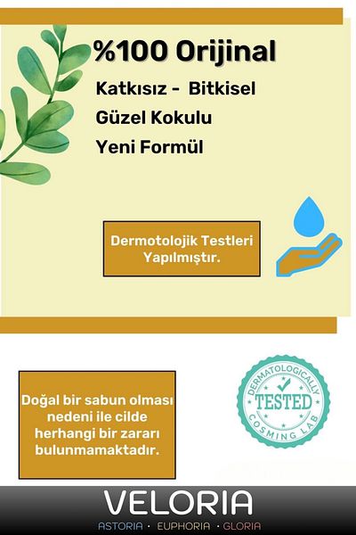 Veloria مجموعة فاخرة 100% من صابون الزعفران العضوي الطبيعي لموازنة شعر الوجه والجسم والعطر الجميل، 3 قطع