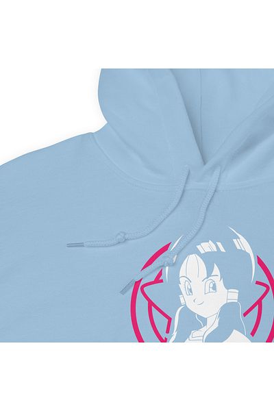 Moda Glo Φούτερ Unisex His Videl με στάμπα με κουκούλα