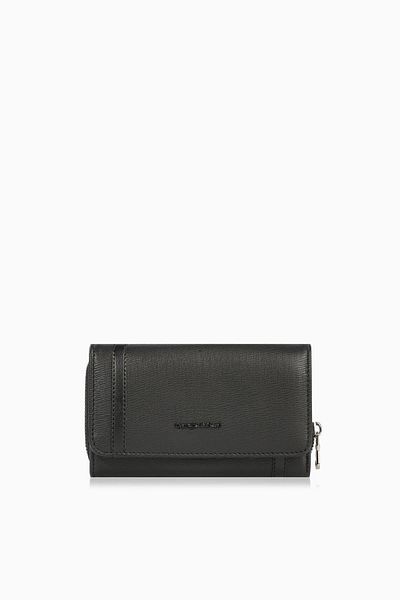CENGİZ PAKEL Cengiz Pakel Women's Magnetic Stripe Detailed Wallet/Portfolio – 65313 - Black