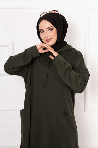 EBRUTESETTÜR Two Yarn Hooded Dress