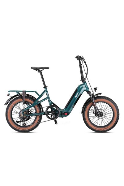 Loop Coaster - 20 - Katlanır (FAT BİKE) - 7 Vites - Elektrikli - Yeşil-gri