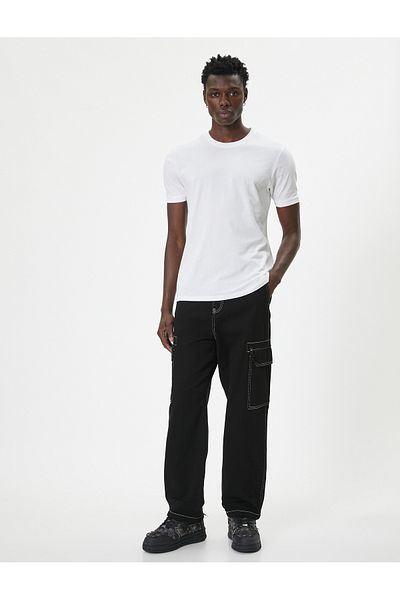 Koton Slim Fit Crew Neck Basic T-Shirt - κοντομάνικο