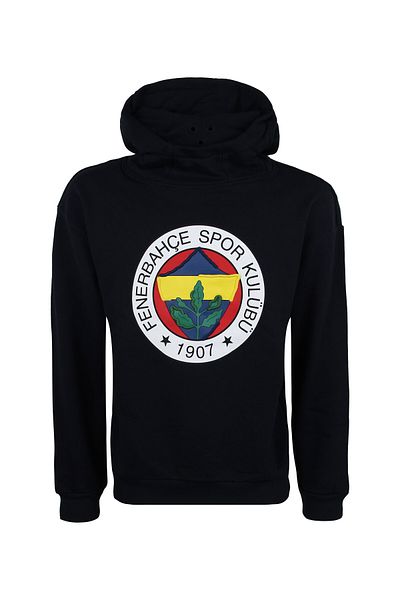 Fenerbahçe Мъжки суитшърт с 6-цветно лого Tribune в тъмносин цвят