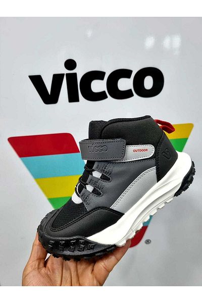Vicco VICCO ANNIE ΠΑΙΔΙΚΑ ΜΑΥΡΑ UNISEX ΕΛΑΦΡΕΣ ΜΠΟΤΑΚΙΑ