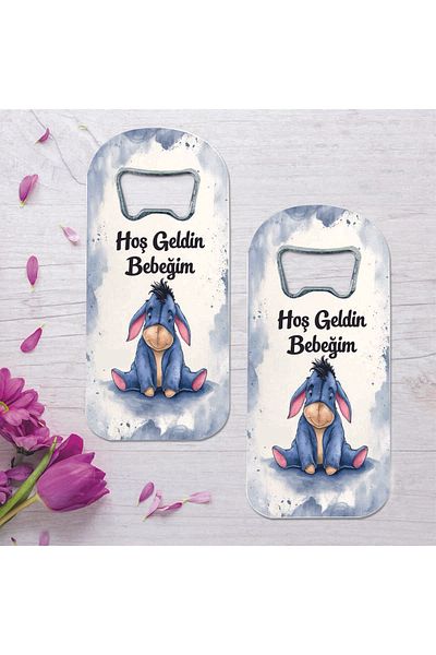 Ege ajans 10 Pieces (Card and Gelatin) Winnie Concept Opener Magnet