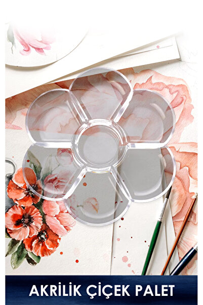 Vox Art Akrilik Çiçek Palet