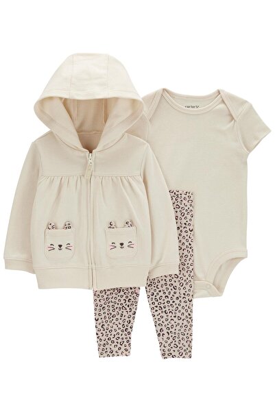 Carter's Kız Bebek Hırkalı Set 3'lü Paket