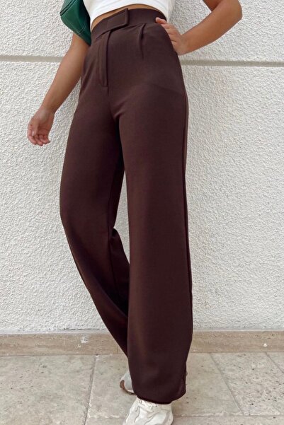 Genel Markalar Cırtlı Palazzo Pantolon