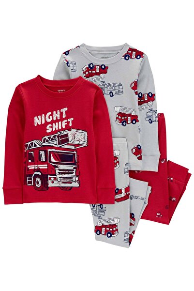 Carter's Erkek Bebek Pijama Set 4'lü Paket