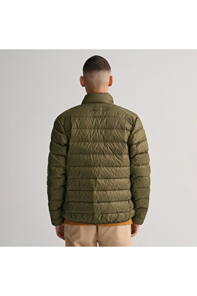 Gant Erkek Yeşil Dik Yaka Kapitone Mont