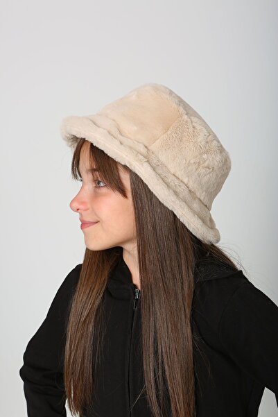 REMSA Dětská čepice Bucket - Rkş-Ç-01-Béžová