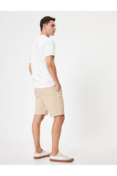 Koton Bermudashorts aus Baumwollcanvas – elastischer Bund und Taschendetail