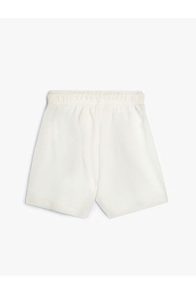 Koton Cotton Basic Shorts - Waist Tied