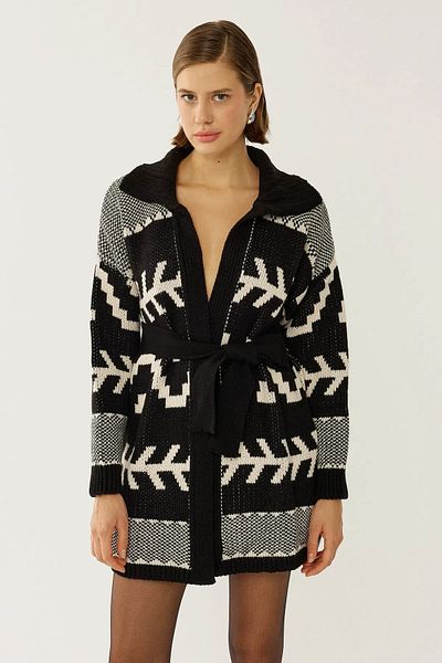 Hiccup Cardigan confortabil cu modele etnice