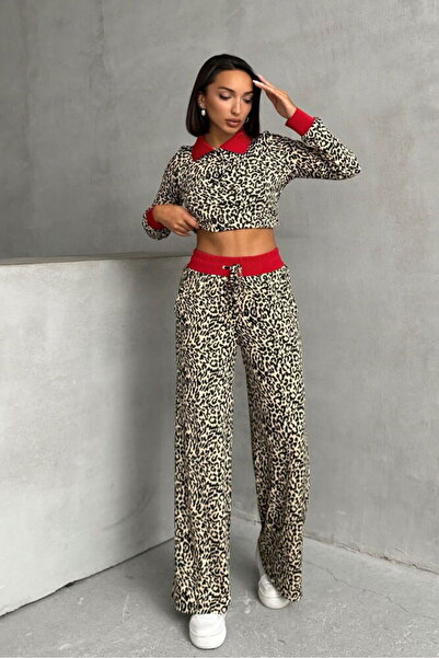 LEOPAR DESENLİ PANTOLON