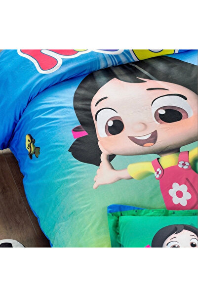 Prime Sleeks Özdilek Tek Kişilik %100 Pamuk Çocuk Nevresim Takımı, Lisanslı Niloya  Nevresim 160x220cm