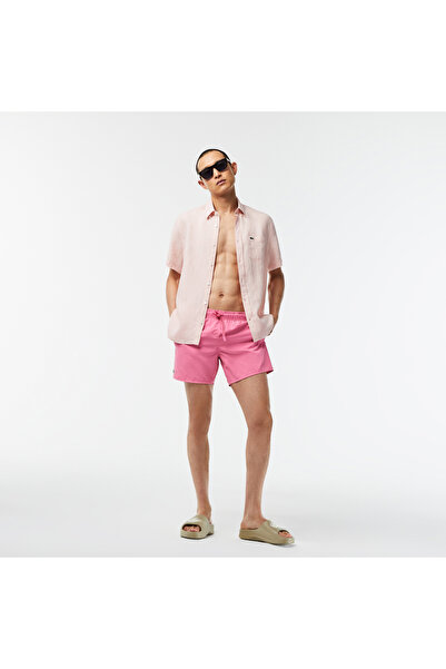 Lacoste Erkek Pembe Mayo Şort
