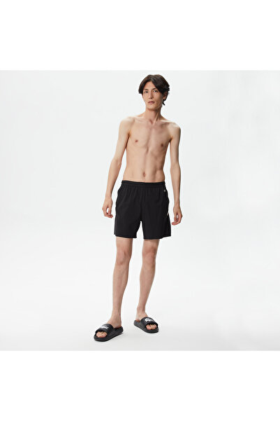 Lacoste Erkek Renk Bloklu Mavi Mayo Şort