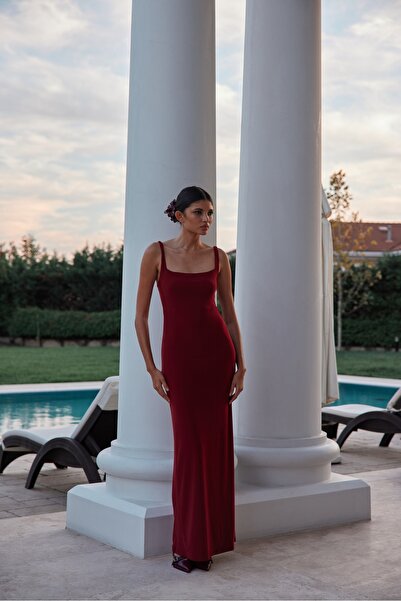 LAMODEMAPASS VENETIA Bordo Elbise