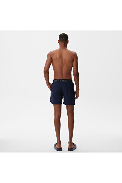 Lacoste Erkek Regular Fit Baskılı Lacivert Mayo Şort