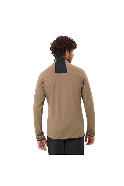 Salomon Essential Ltwarm Fz Men's Beige Fleece Men's Fleece Lc2224400