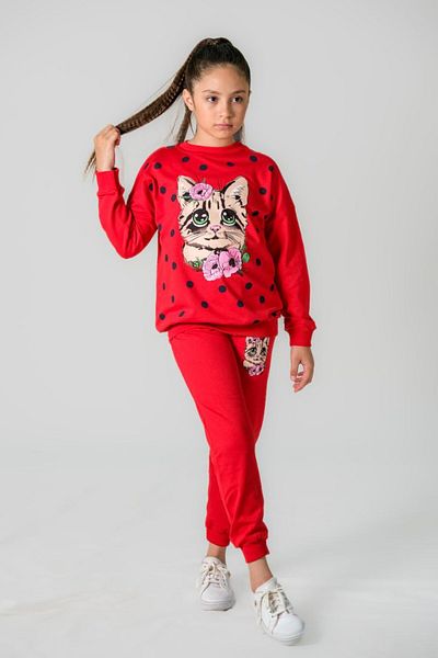 tim tim kids Kids Cat Tracksuit Set