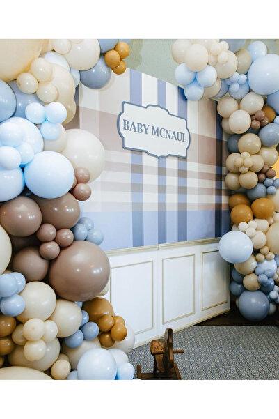 Çemrek Süs Parti Синій морський пісок Коричневий набір ланцюжків з повітряним...