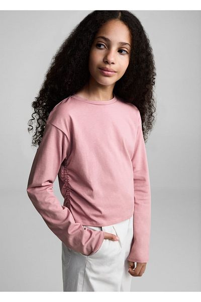 MANGO Kids Detailliertes T-Shirt mit Kordelzug